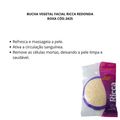 Bucha Vegetal Facial Belliz Ricca Redonda Roxa Cód.3425