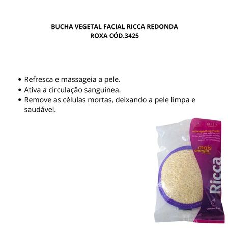 Bucha-Vegetal-Facial-Belliz-Ricca-Redonda-Roxa-Cód.3425--2