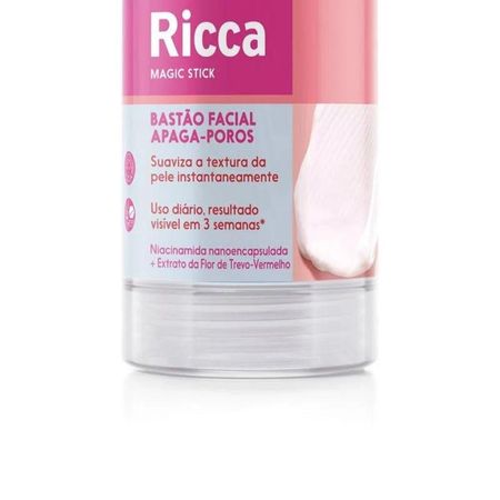 Bastão-Facial-Ricca-Apaga-poros-30g-Cód.3808--3
