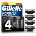 Carga para Aparelho de Barbear Gillette Mach3 Carbono