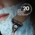 Carga para Aparelho de Barbear Gillette Mach3 Carbono