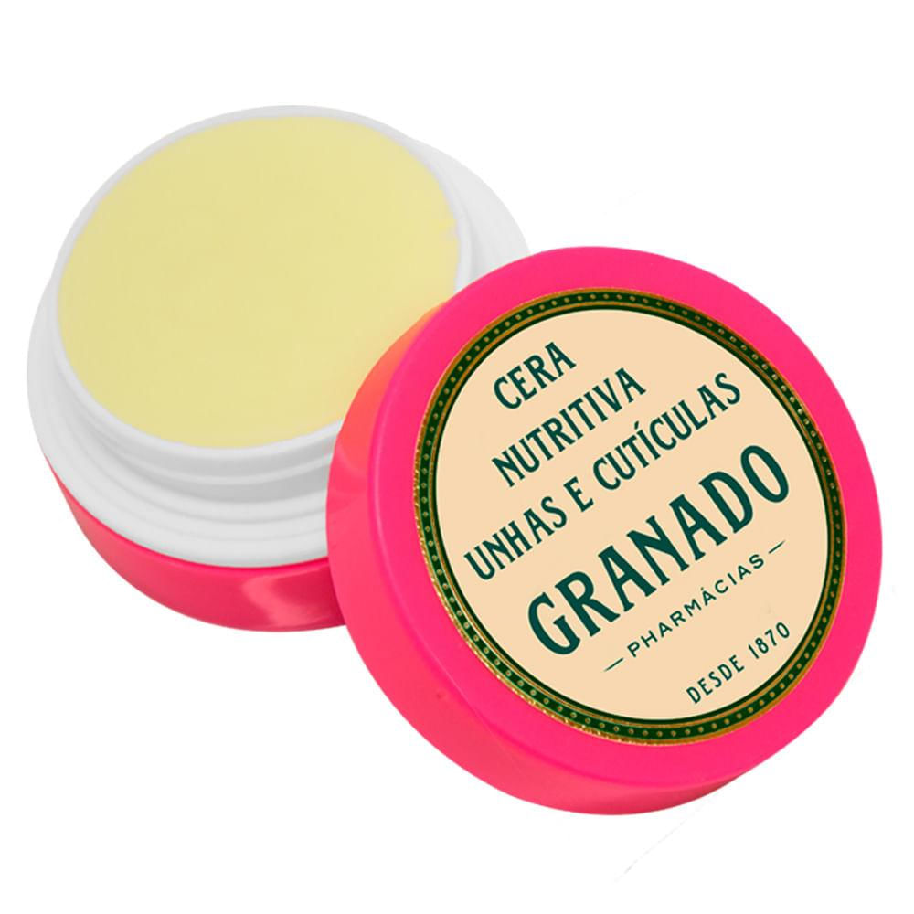 Cera Nutritiva Unhas e Cutículas Pink Granado Rosa 7g