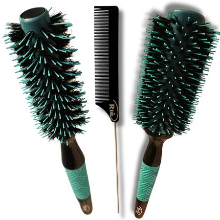 RIÈ-Salon-Pro-Kit-2-Escova-Ultimate-Tourmaline-Max-47mm,-64mm-+-Pente--1