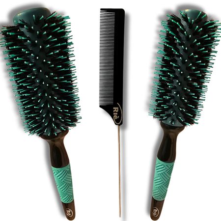 RIÈ-Salon-Pro-Kit-2-Escova-Ultimate-Tourmaline-Max-47mm,-57mm-+-Pincel--1