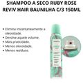Kit Shampoo A Seco Ruby Rose Reviv Hair Berry Dreams Cassis C/3