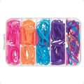 Elásticos Coloridos Para Cabelo Ricca Com 200Un