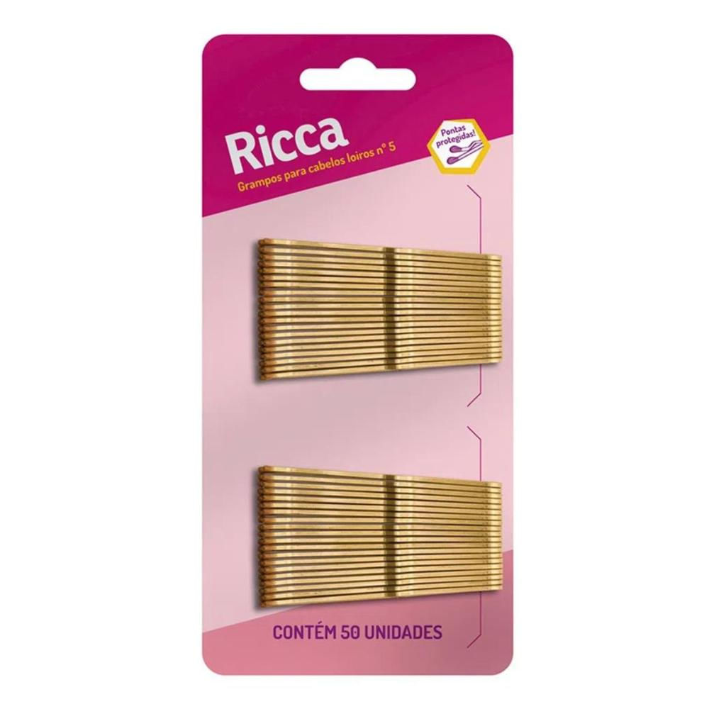 Grampo Para Cabelos Loiros Nº 5 Ricca