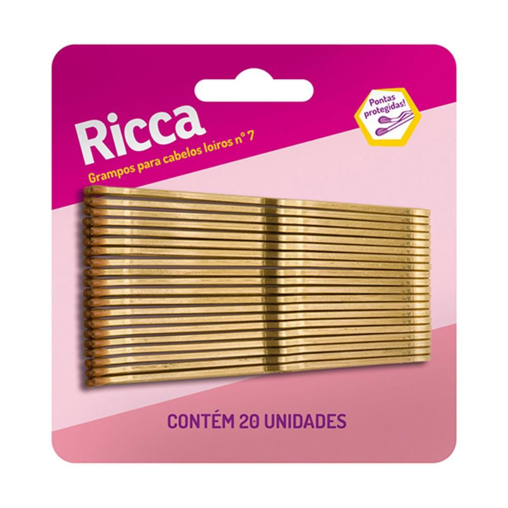 Grampo Para Cabelos Loiros Nº 7 Ricca