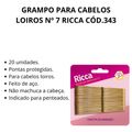 Grampo Para Cabelos Loiros Nº 7 Ricca