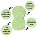 Esponja Corporal de Celulose Ricca Verde