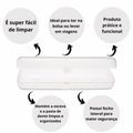 Porta Escova e Pasta de Dente Ricca Beauty Trip Cores Sortidas