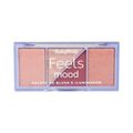 Paleta Blush e Iluminador Ruby Rose Feels 10.3g