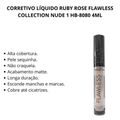 Corretivo Líquido Ruby Rose Flawless Collection Nude 1- 4ml