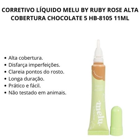 Corretivo-Líquido-Melu-By-Ruby-Rose-Alta-Cobertura-Chocolate-5---11ml--2