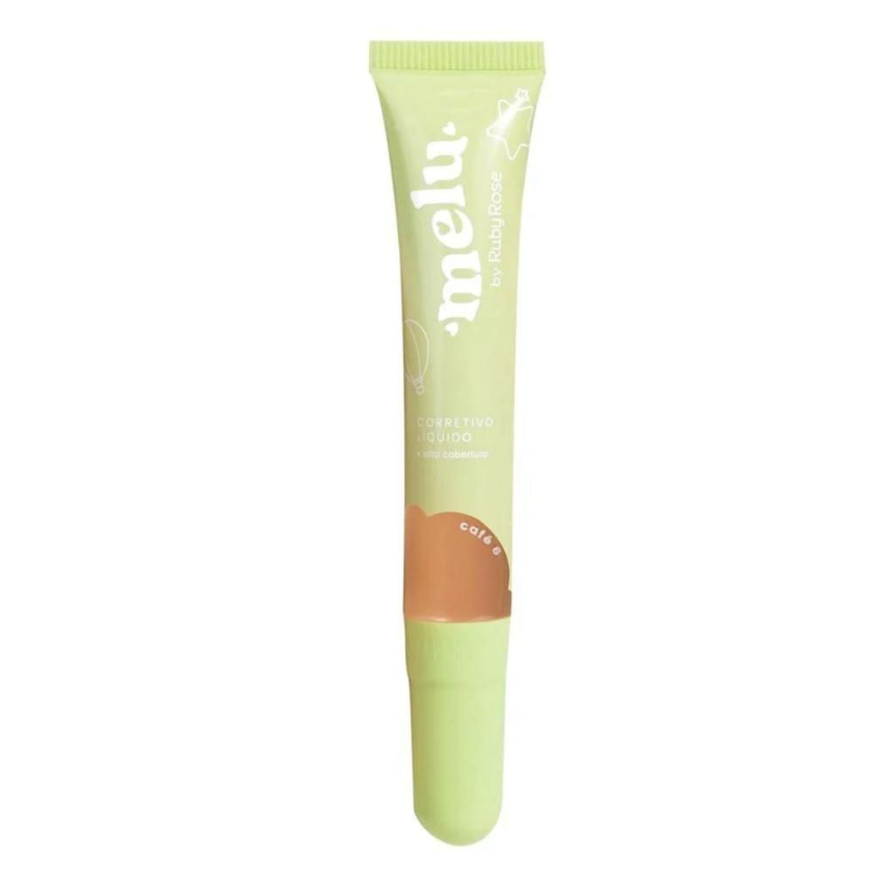 Corretivo Líquido Melu By Ruby Rose Alta Cobertura Café 6 Hb-8105 11ml