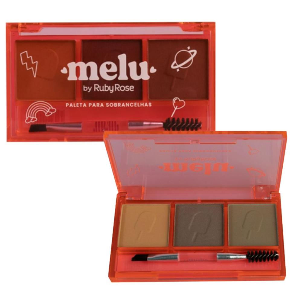 Paleta Para Sobrancelhas Melu By Ruby Rose Cor 01 - 7g