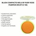 Blush Compacto Melu By Ruby Rose Pumpkin 10g