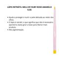 Lápis Retrátil Melu By Ruby Rose Amarelo 0,3g