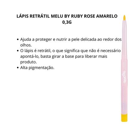 Lápis-Retrátil-Melu-By-Ruby-Rose-Amarelo-0,3g--2