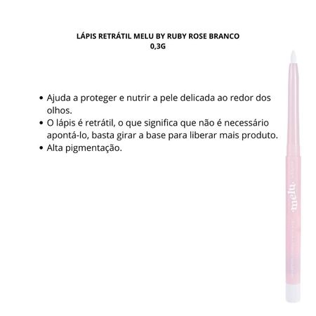 Lápis-Retrátil-Melu-By-Ruby-Rose-Branco-0,3g--2