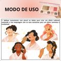 Paleta de Bronzer, Blush e Sombra Ruby Rose All-In-One