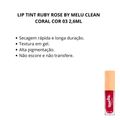 Gel Tint Ruby Rose By Melu Clean Coral Cor 03 2,6ml