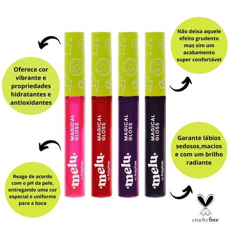 Kit-Magical-Gloss-Melu-By-Ruby-Rose-Com-4-5,6ml--2