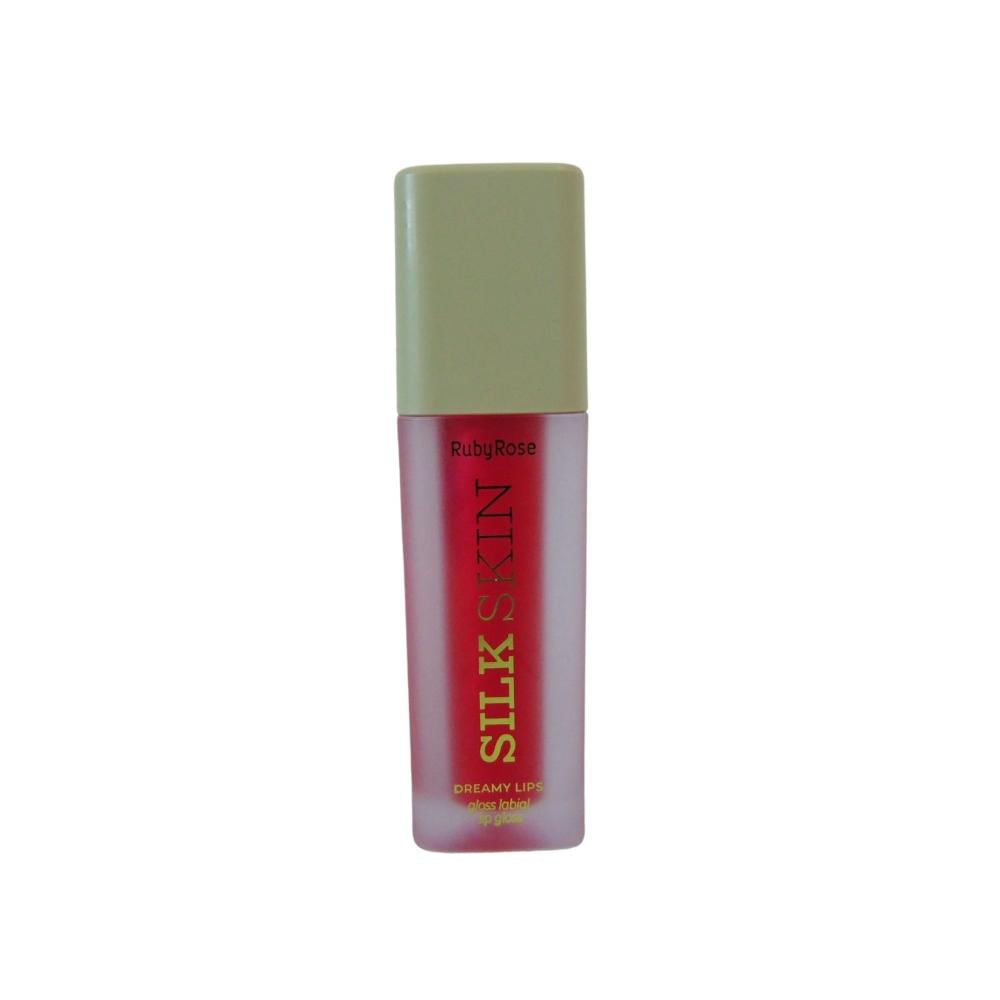 Gloss Labial Ruby Rose Silk Skin Dreamy Lips Red Shimmer 5ml