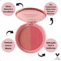 Blush Compacto Duo Ruby Rose Dual Cheeks Champagne e Peach Hb-m03-1