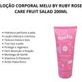 Loção Corporal Melu By Ruby Rose Care Fruit Salad 200ml
