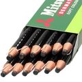Kit Mitsubishi: 12 Lápis Dermatografico Preto 7600