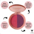 Blush Compacto Duo Ruby Rose Dual Cheeks Rosewood e Plum