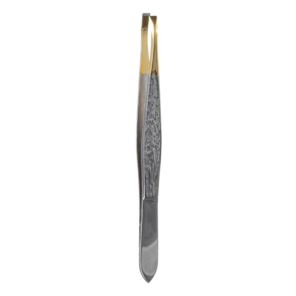 Belliz Enox Pinça Silver Gold Ponta Fina