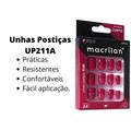 Unhas Postiças Rubi Curto Sem Adesivo Macrilan