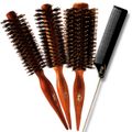 RIÈ Salon Pro Kit 3 Escova Detagling Pro  40mm,47mm,57mm + 01 Pente