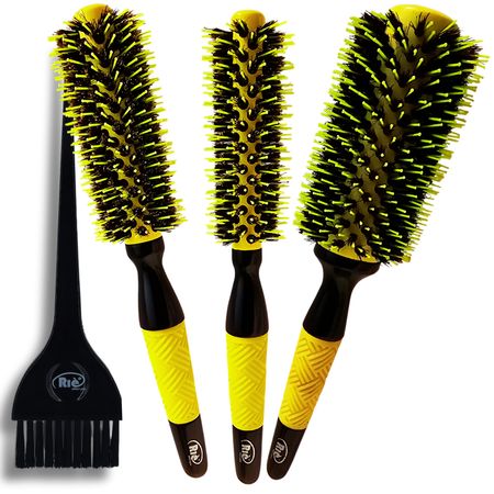 RIÈ-Salon-Pro-Kit-3-Escova-Mega-Ceramic-Tourmaline-40mm,-47mm,57mm-+-1-Pincel--1