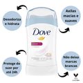 Desodorante Dove Antitranspirante Stick Powder