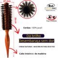 RIÈ Salon Pro Kit 3 Escova Detangling Pro 47mm, 57mm, 64mm + Pincel