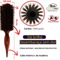 RIÈ Salon Pro Kit 3 Escova Detangling Pro 47mm, 57mm, 64mm + Pincel