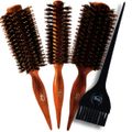RIÈ Salon Pro Kit 3 Escova Detangling Pro 47mm, 57mm, 64mm + Pincel