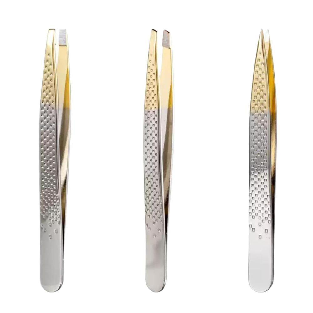 Kit Pinças Silver Gold Enox Belliz
