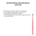 Escova Dental Kids Kess Dentinho Belliz Rosa Cod.2100