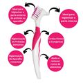 Escova Dental Denture Kess Belliz Rosa