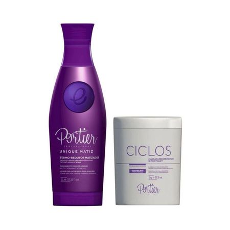 Portier-Unique-Termo-Redutor-Matizador-1000ml-+-Ciclos-B-Tox-Violet-Máscara-Reconstrutora-1kg--1