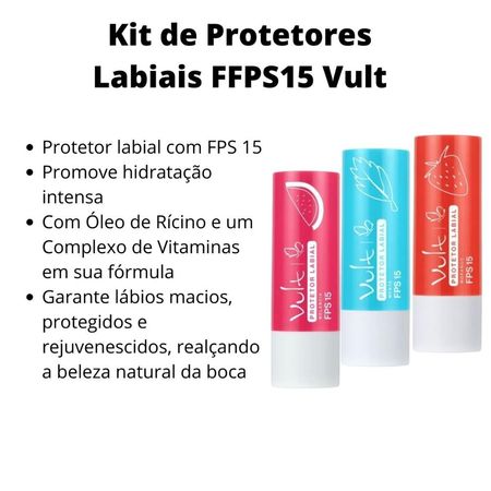 Kit-Protetor-Labial-Fps15-Com-Óleo-de-Rícino-Vult-3,5g-Com-3--3