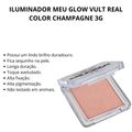 Iluminador Meu Glow Vult Real Color Champagne 3g