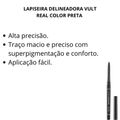 Lapiseira Delineadora Vult Real Color Preta 350mg