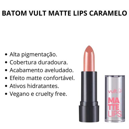 Batom-Vult-Matte-Lips-Caramelo-3,8g--2