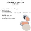 Pó Compacto Vult Fps 90 Médio 6g