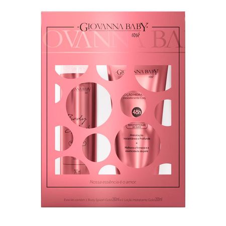 Kit-Giovanna-Baby-Body-Splash-260ml-+-Loção-Hidratante-200ml-Rose-Gold--1